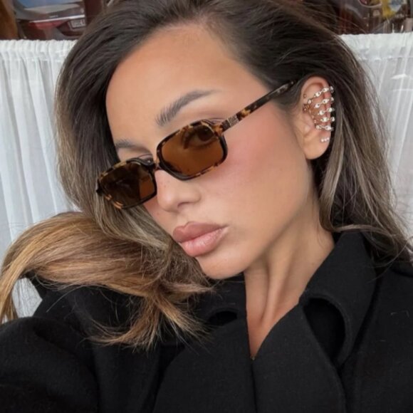 NEW MIU MIU MU11ZSF VAU2Z1 HAVANA WOMEN SUNGLASSES MU11ZS VAU2Z1 - Picture 5 of 11